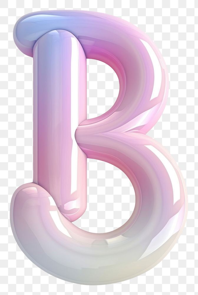 PNG Letter B number symbol shape.