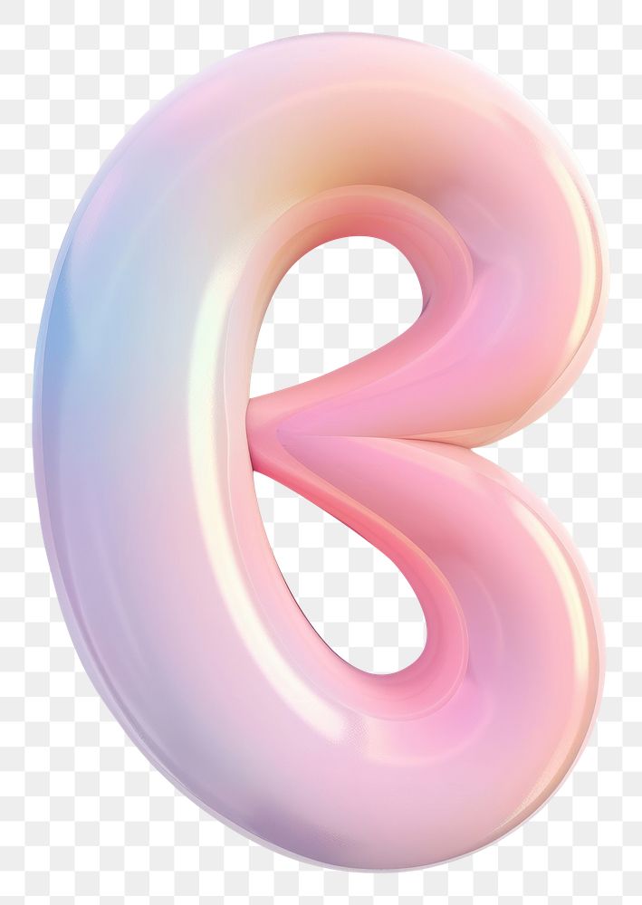 PNG Letter B abstract symbol number.