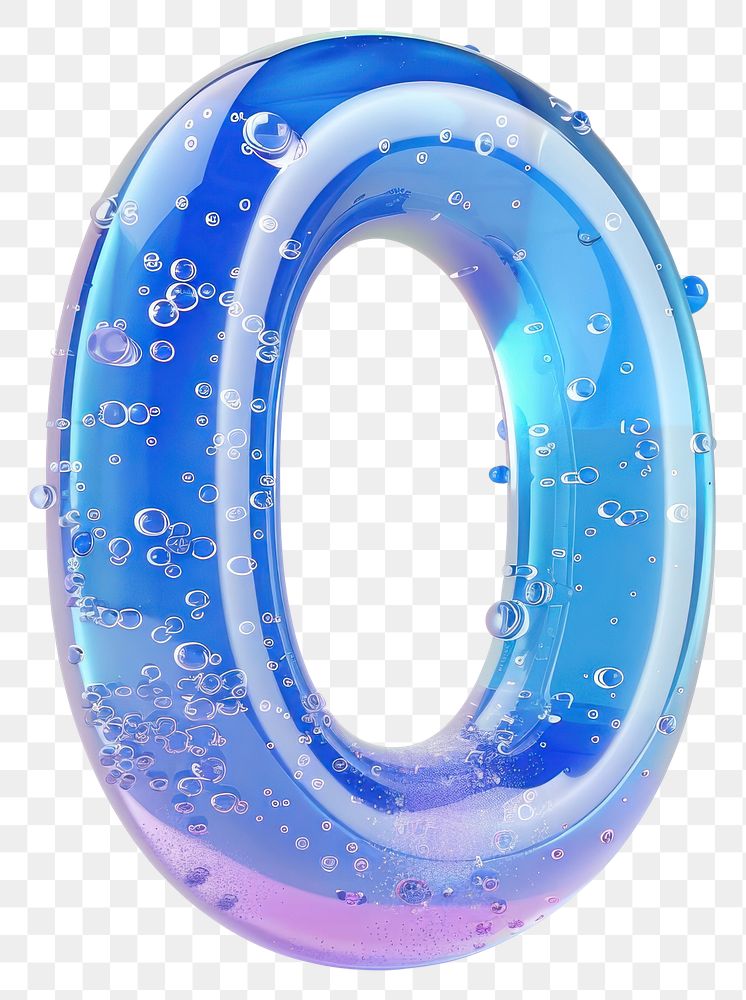 PNG Letter O number bubble symbol.
