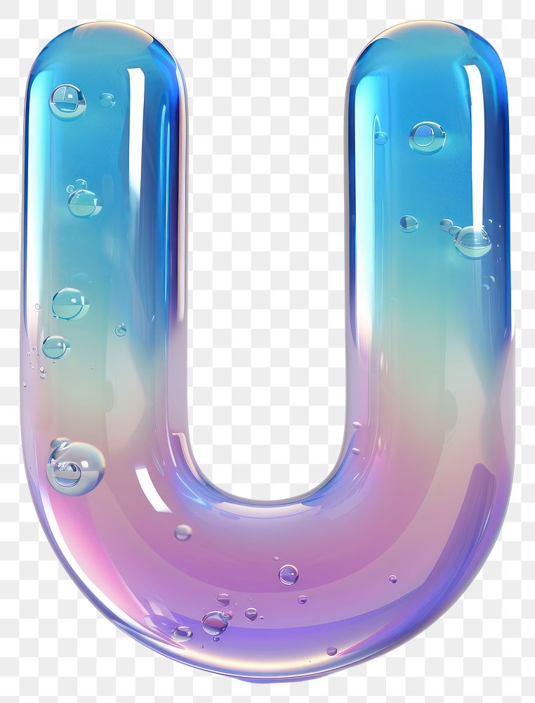 PNG Letter U bubble symbol text.