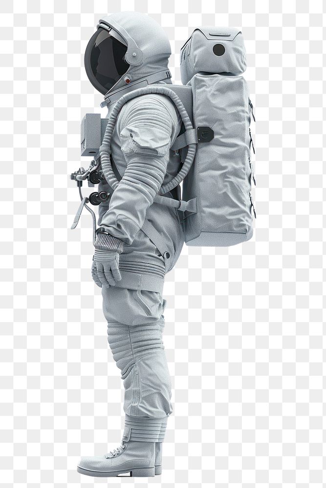 PNG Female astronaut wearing spacesuit backpack adult protection.