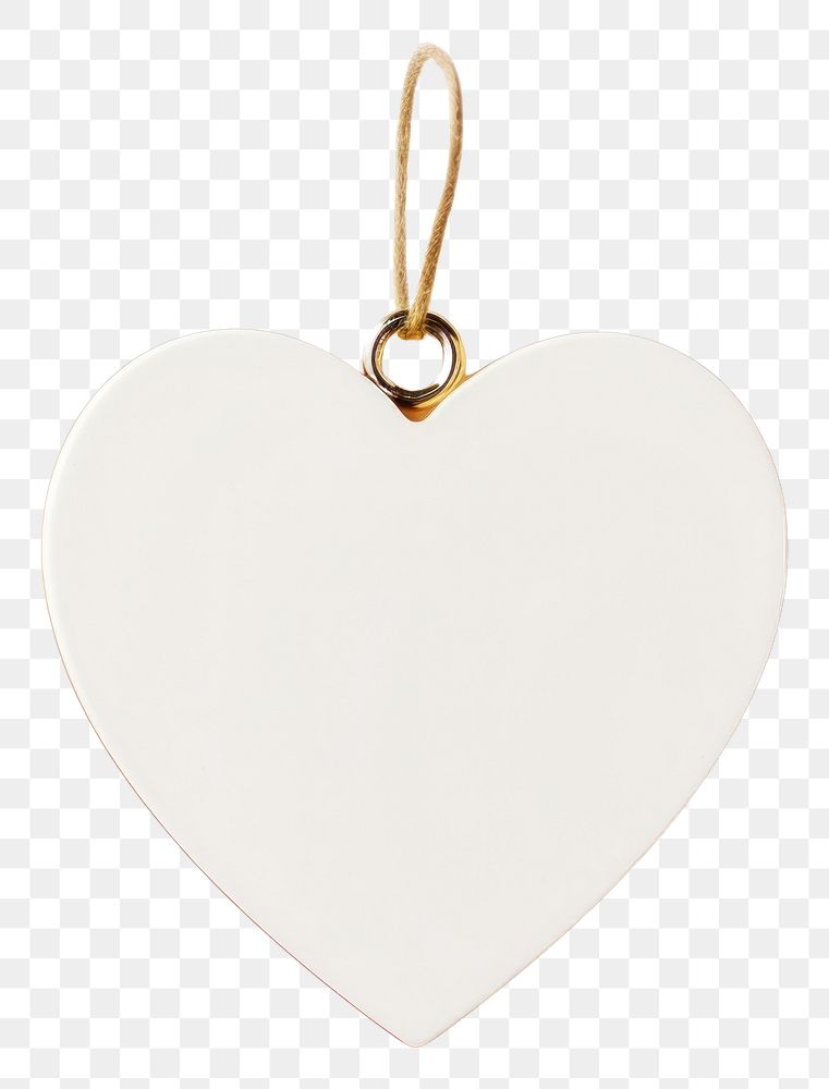 PNG Badge sticker heart shape mockup pendant jewelry locket.