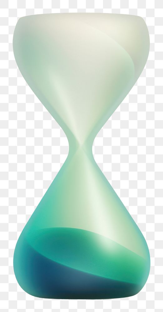 PNG  Abstact gradient illustration hourglass blue simplicity chemistry.