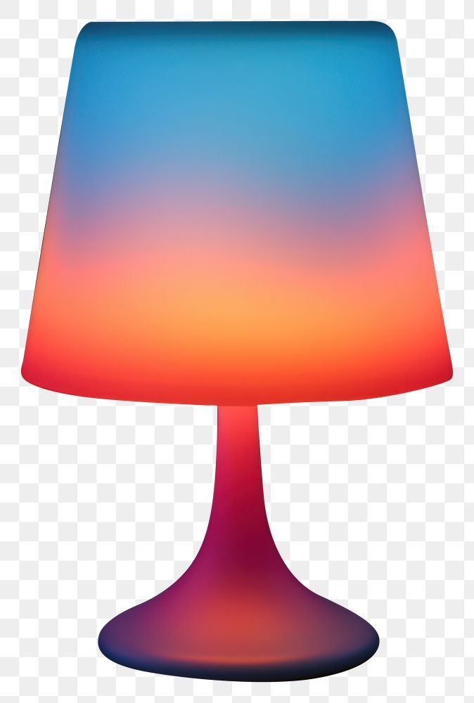 PNG  Abstact gradient illustration table lamp lampshade light pink.