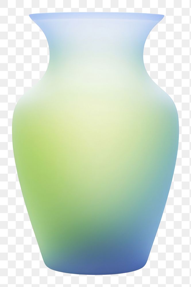 PNG  Abstract blurred gradient illustration vase pottery blue biotechnology.