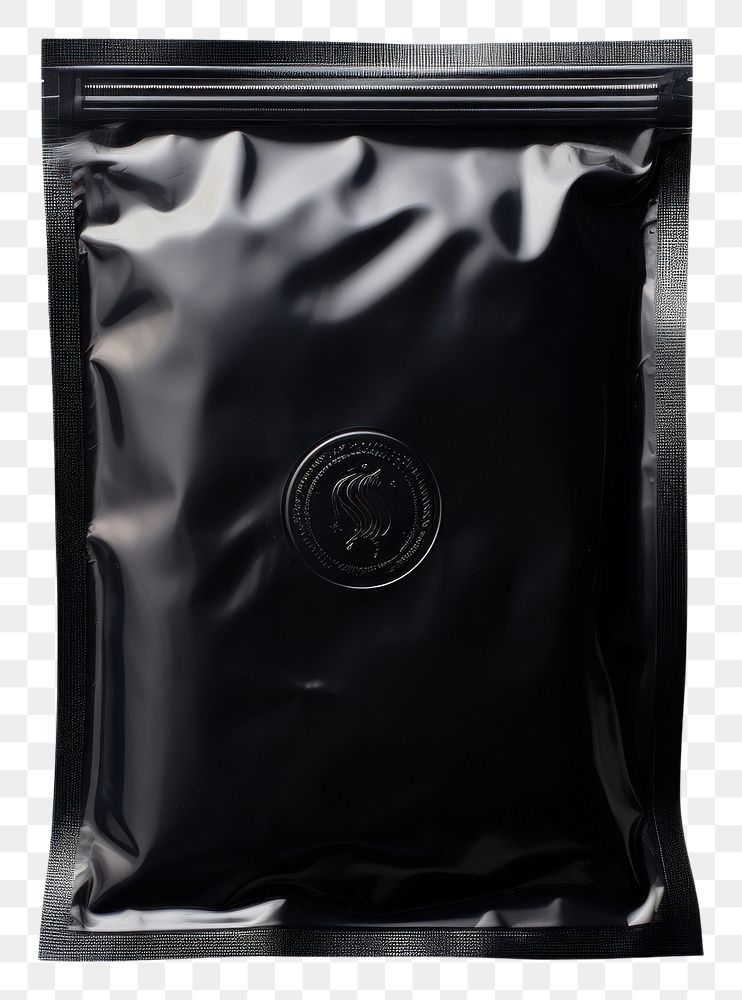 PNG Bag black white background single object.
