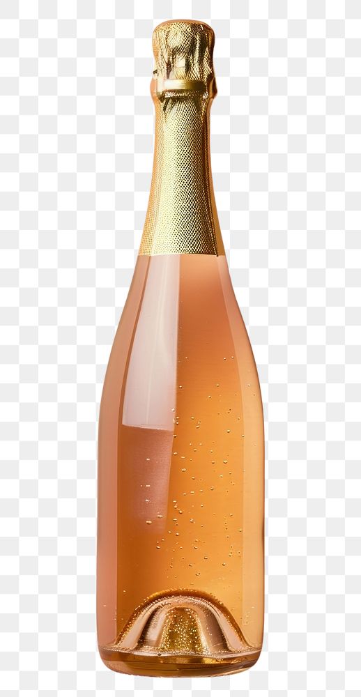 PNG Champagne bottle mockup glass drink wine.