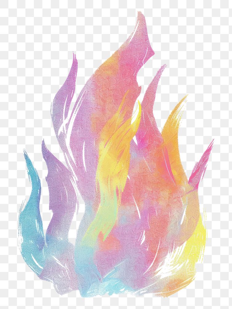 PNG Fire creativity abstract painting.