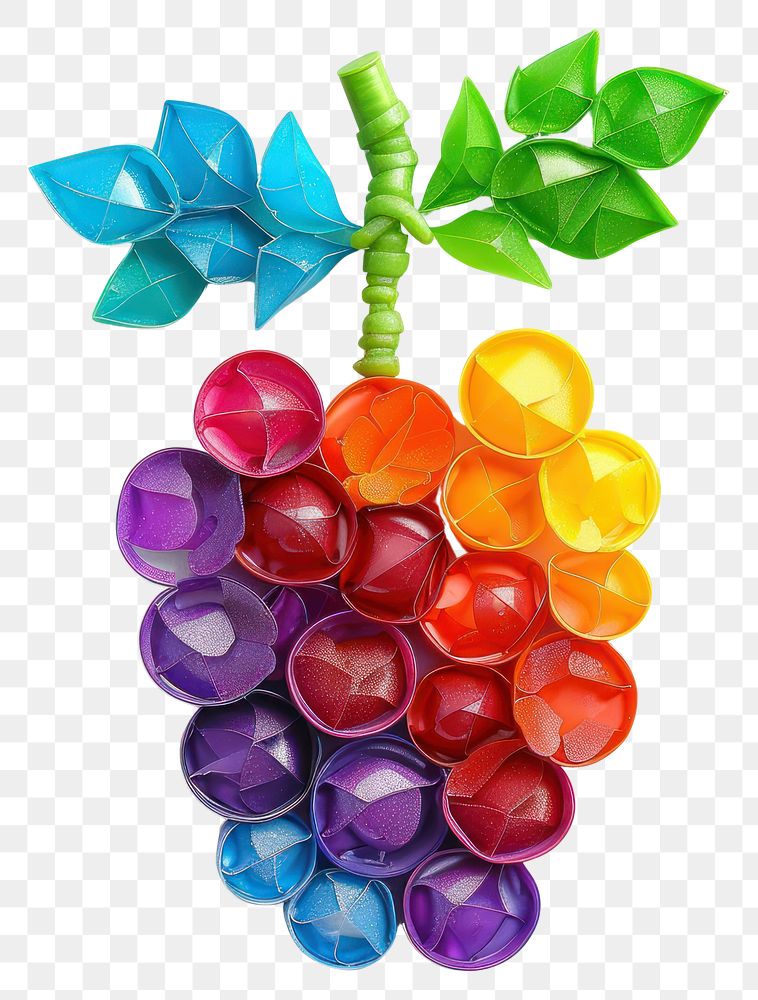 PNG Grape made from polyethylene white background accessories freshness.