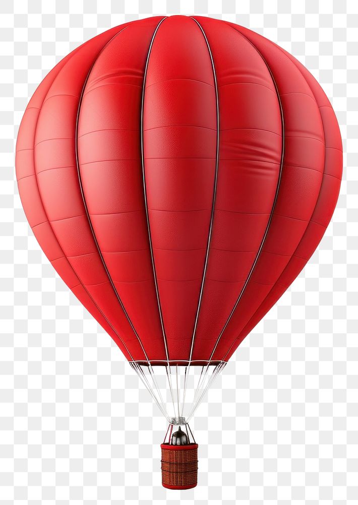 PNG  Red hot air balloon aircraft transportation celebration.