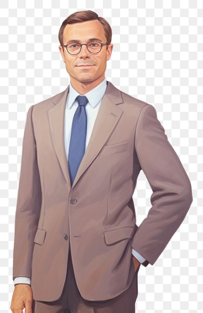 PNG Businessman portrait blazer tuxedo