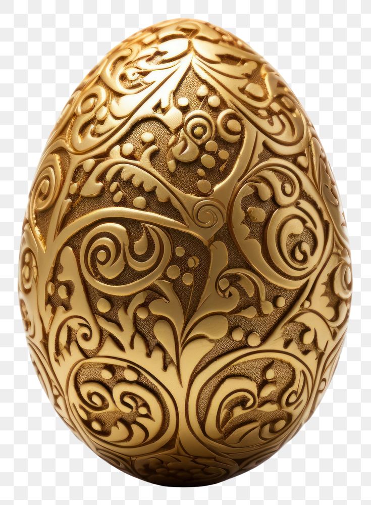 PNG Easter egg locket gold celebration.