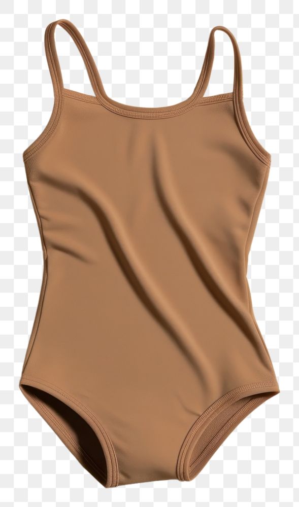 PNG Brown top swimming suit swimwear undergarment accessories.