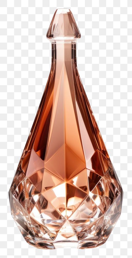 PNG Champagne bottle gemstone perfume vase.