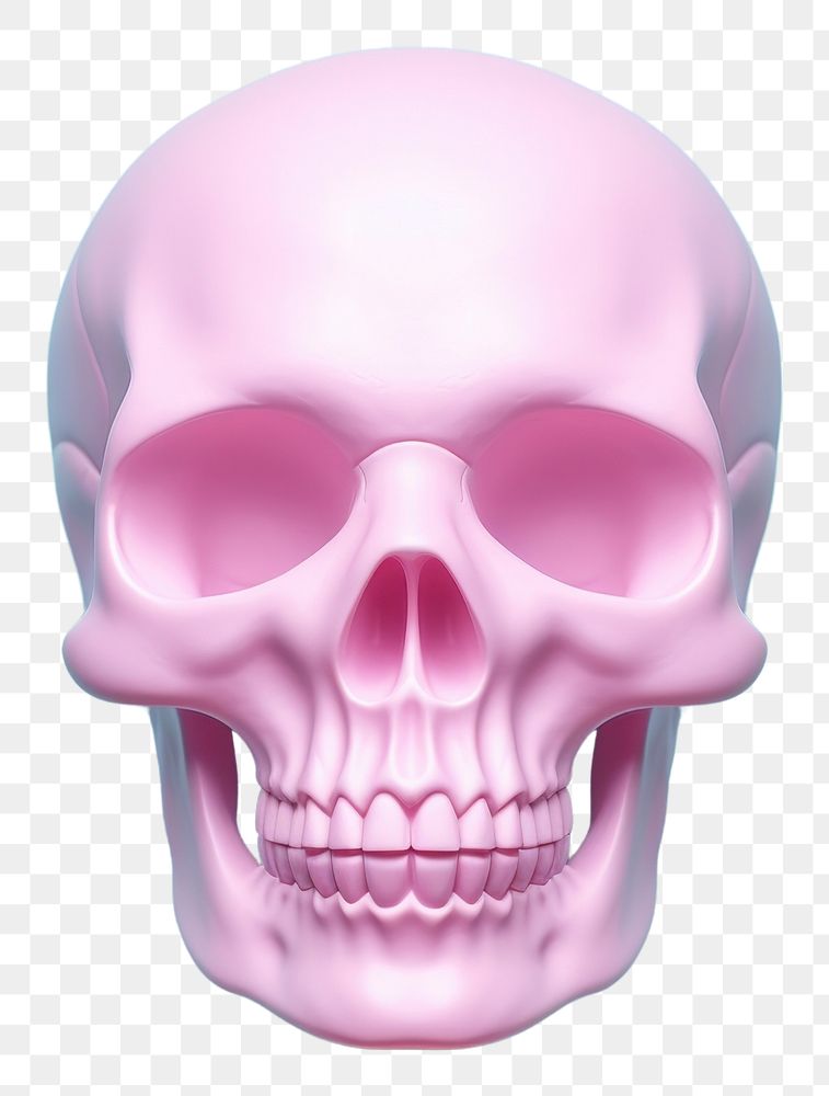 PNG Skull anatomy purple spooky.