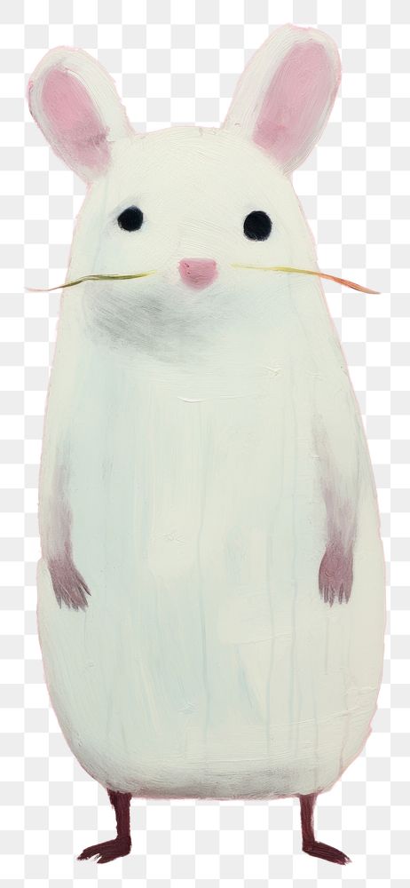 PNG Happy sick hamster patient animal art painting.