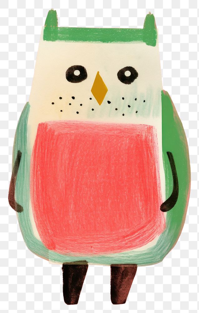 PNG Happy owl student animal bird art.