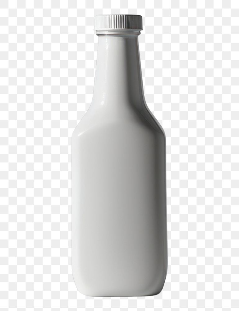 PNG Sauce bottle mockup white glass drink.