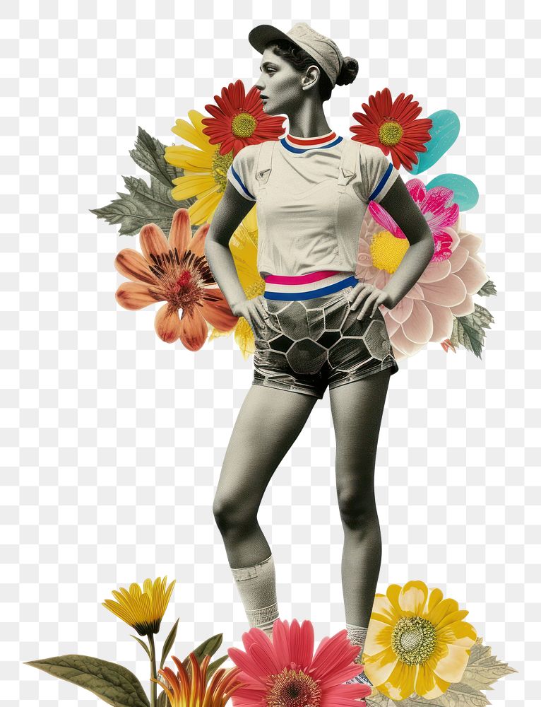 PNG Sports women flower art adult