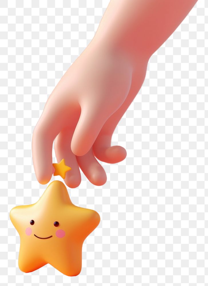 PNG Cartoon symbol hand toy.