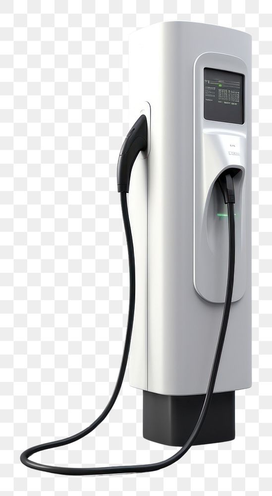 PNG Electric car charger white background electricity technology.