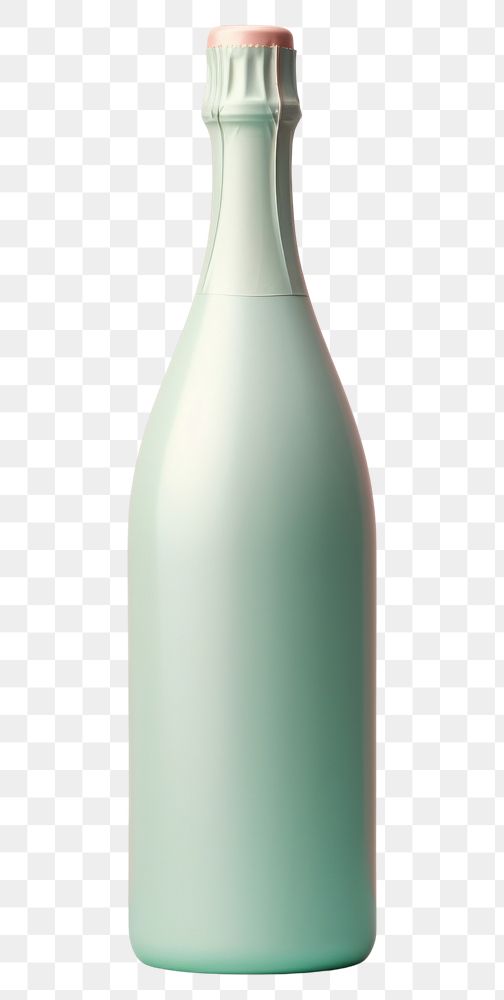 PNG A bottle of Champagne shape glass drink refreshment.