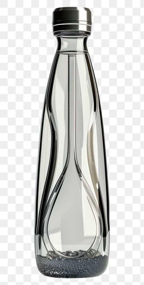 PNG Atom shape bottle vase white background.