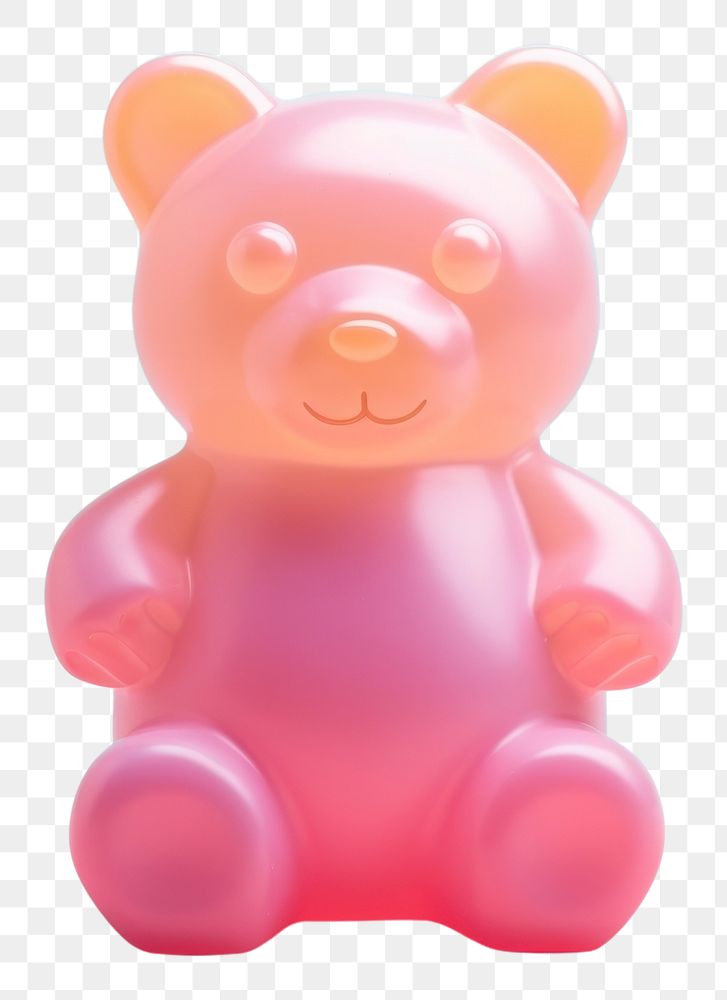 PNG  Candy Bear figurine toy representation.