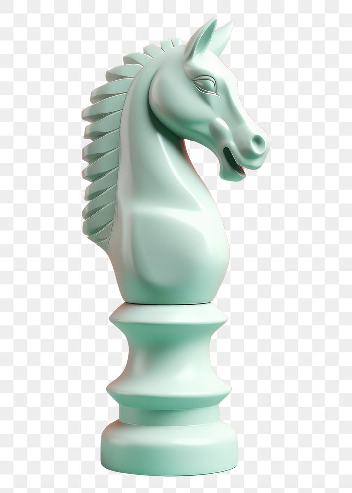 PNG  Horse chess figurine animal mammal