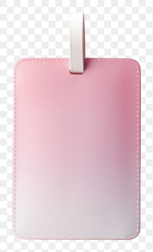 PNG Bag tag gradient background pink red electronics.