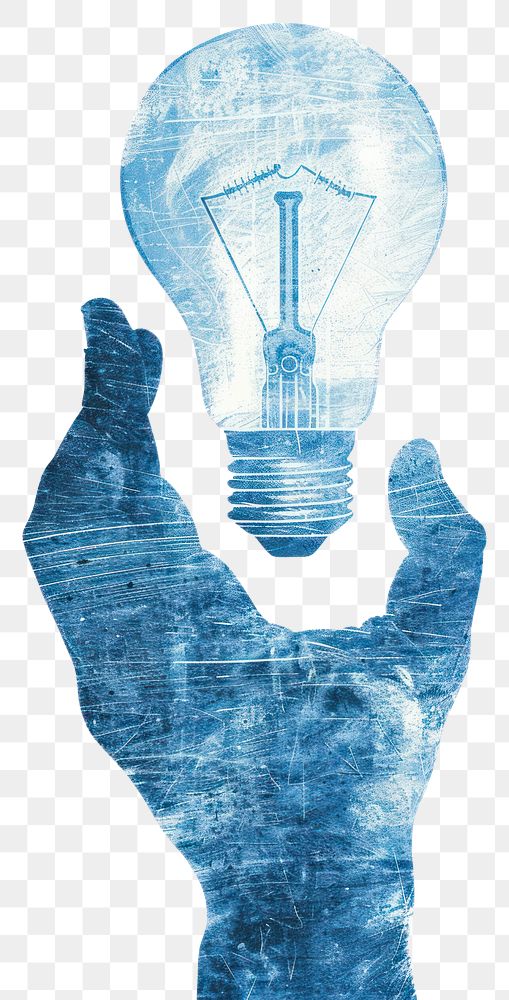 PNG  Person holding light bulb lightbulb sketch adult