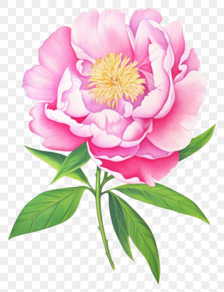 PNG Blossom flower plant peony.