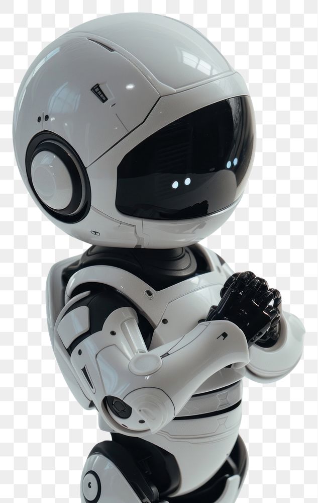 PNG  Robot futuristic helmet representation.