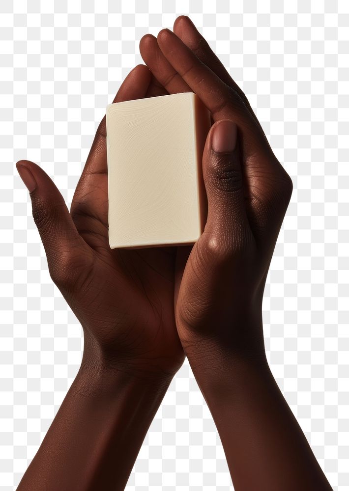 PNG Bar soap hand holding finger