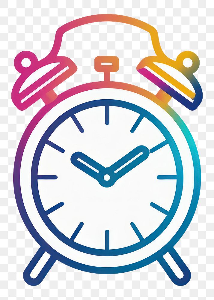 PNG Alarm line logo icon clock white background deadline.