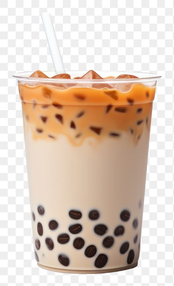 PNG Iced milk tea drink refreshment milkshake.