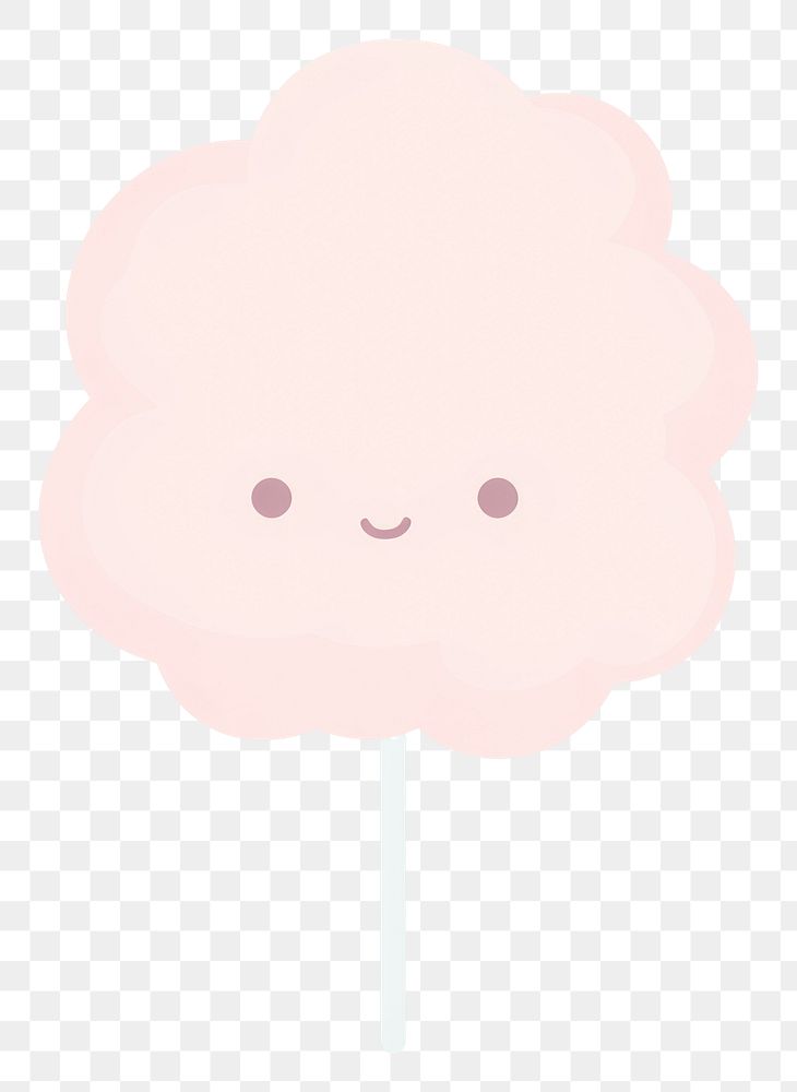 PNG A cotton candy lollipop confectionery cartoon.