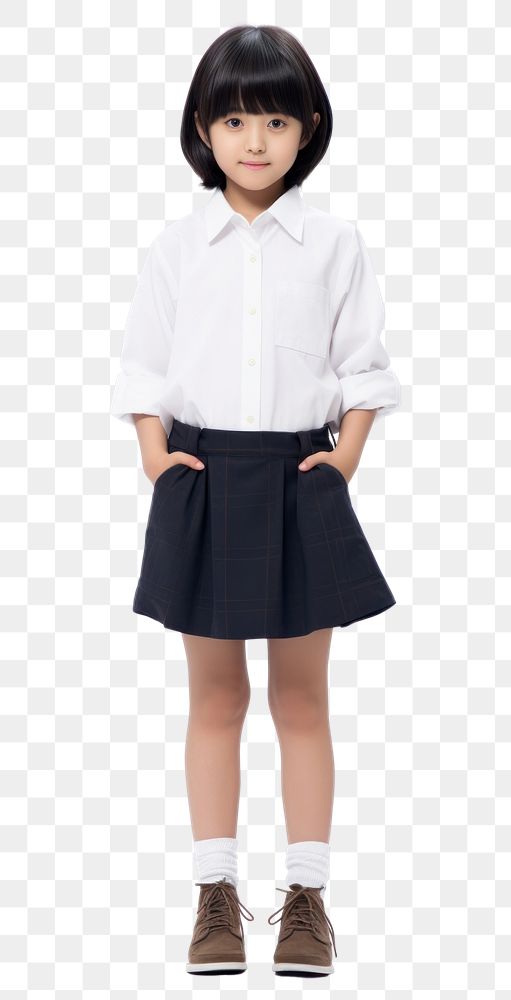PNG Japanese girl student miniskirt footwear child.