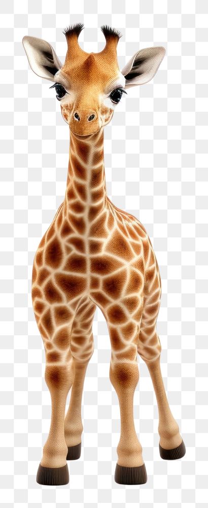 PNG Baby animal wildlife giraffe mammal.