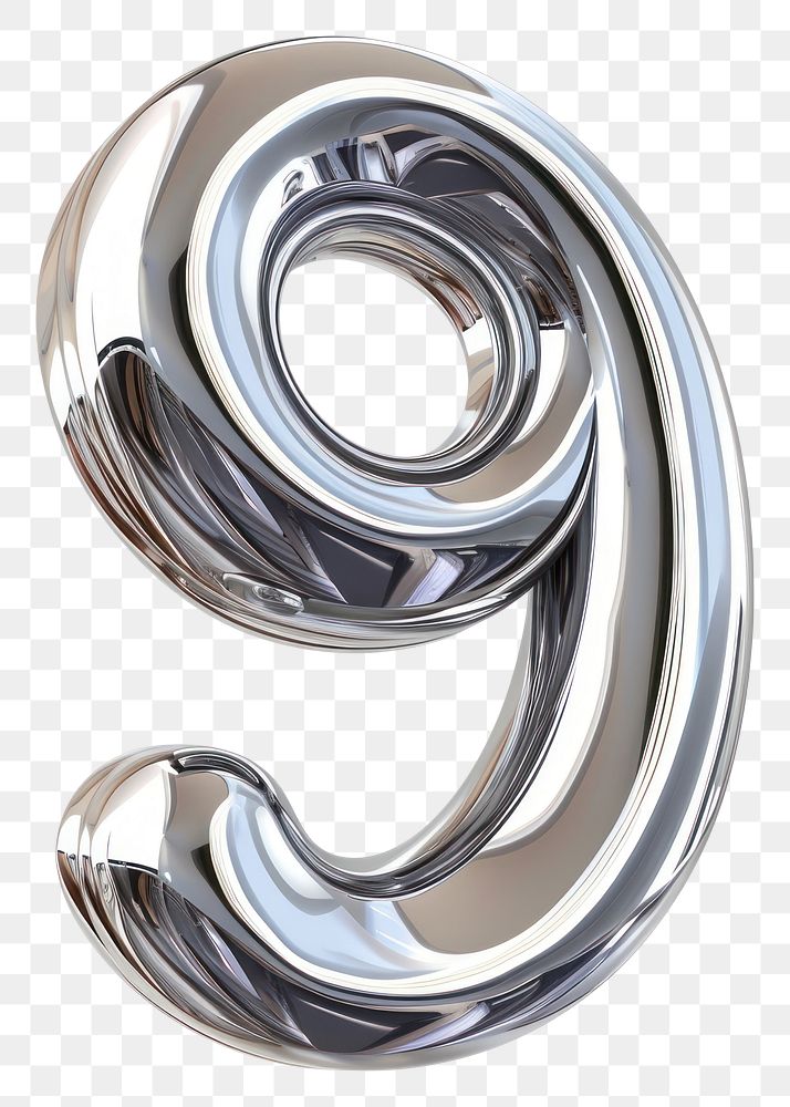 PNG Number silver curve appliance. | Free PNG - rawpixel
