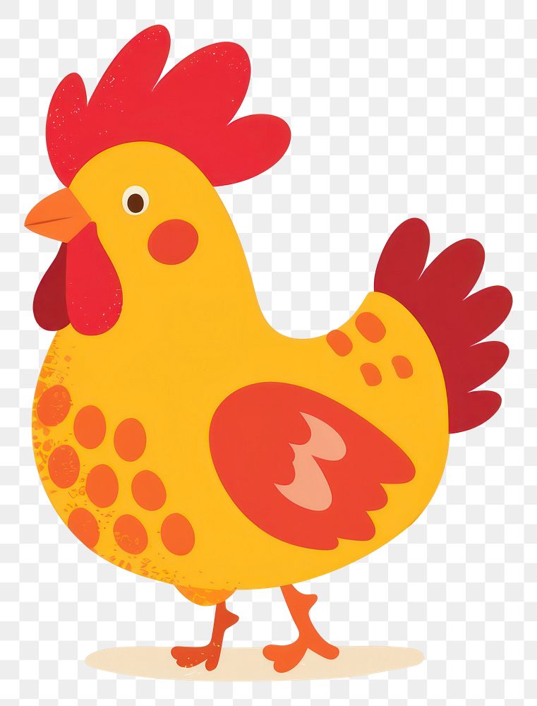 PNG Chicken animal poultry cartoon.