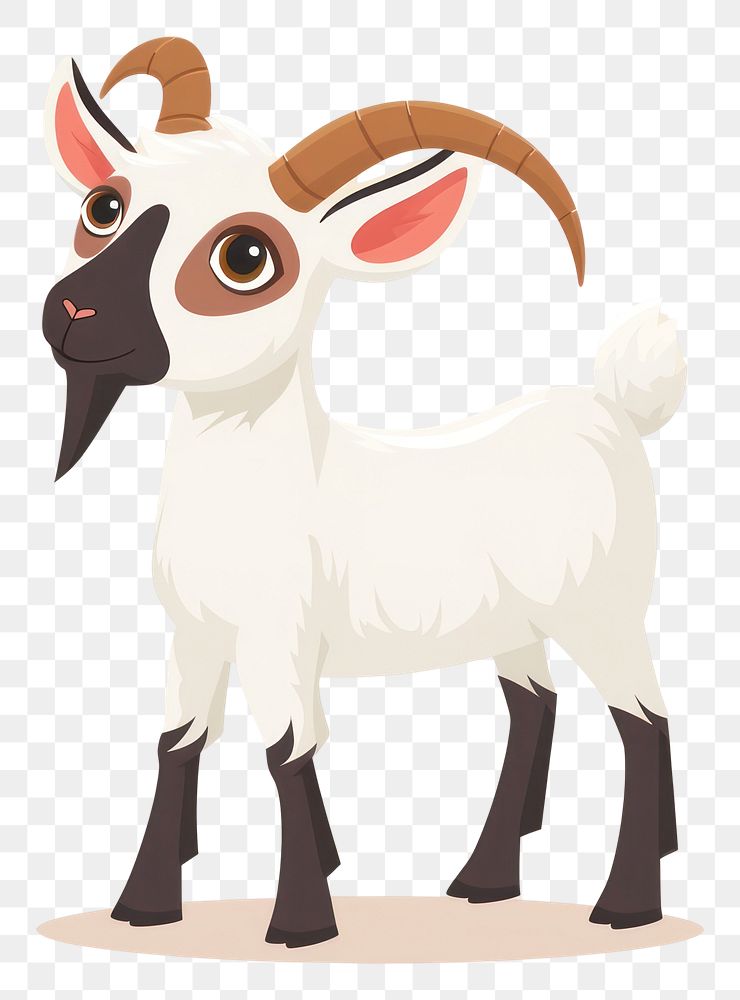 PNG Goat animal livestock cartoon.