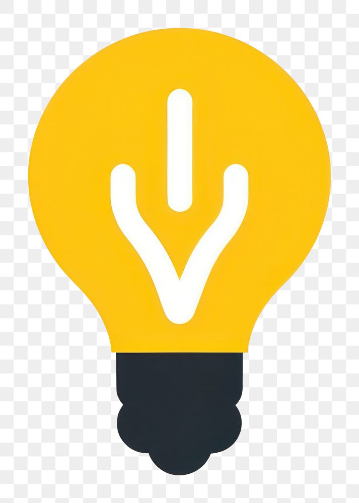 PNG Light bulb icon lightbulb illuminated electricity.