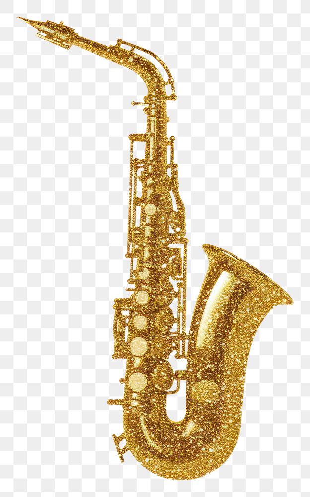 PNG Saxophone icon saxophone gold white background.