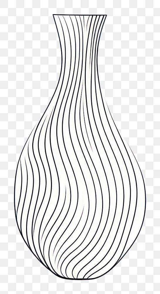 PNG Vase vase drawing line.