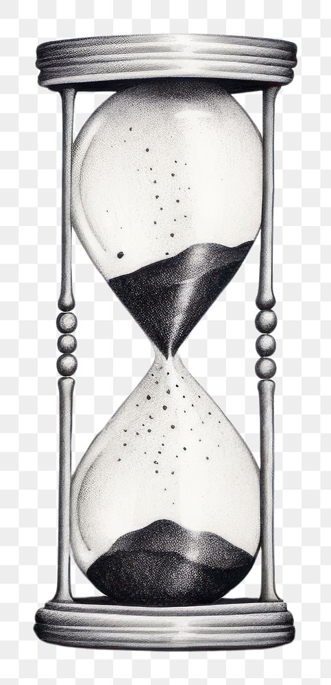 PNG Hourglass hourglass drawing science.