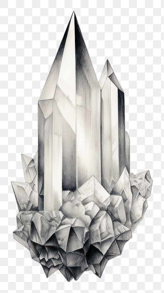 PNG Salt crystal drawing quartz creativity.