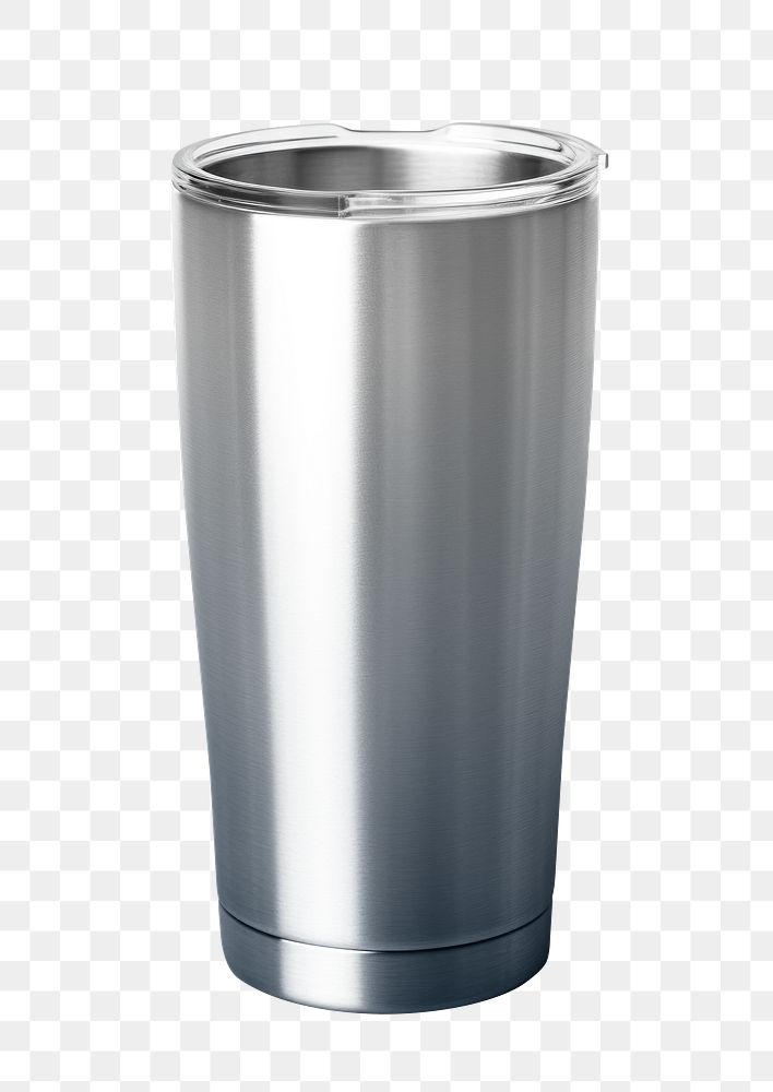 PNG insulated tumbler, transparent background