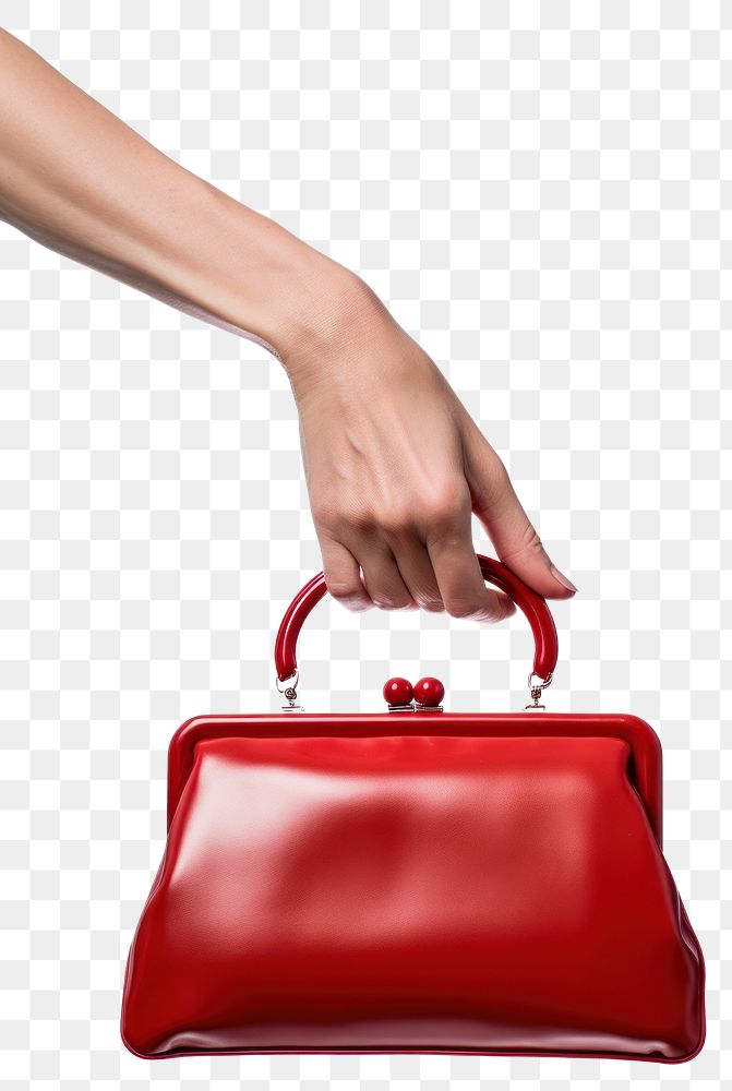 PNG Bag handbag holding purse.