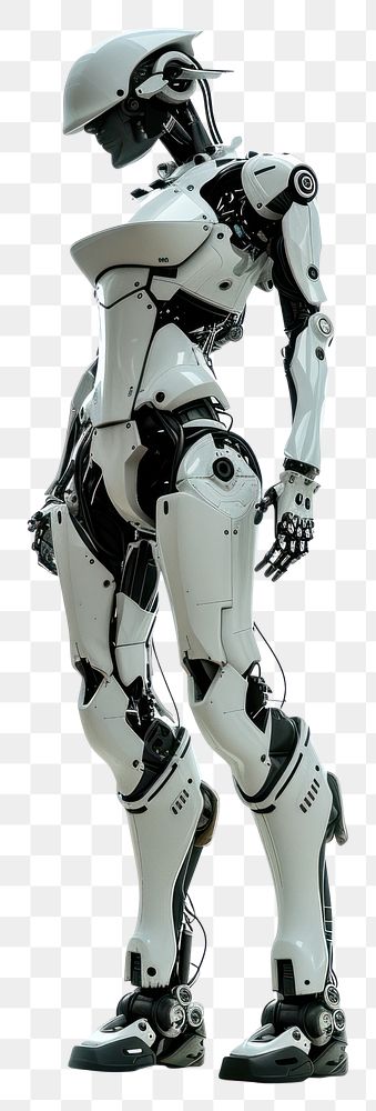 PNG Female robot helmet white adult
